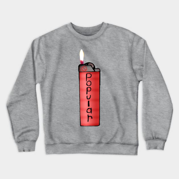 Not Popular Lighter Crewneck Sweatshirt by IanWylie87